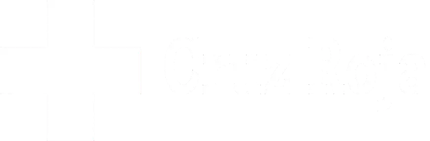 cruz roja logo white