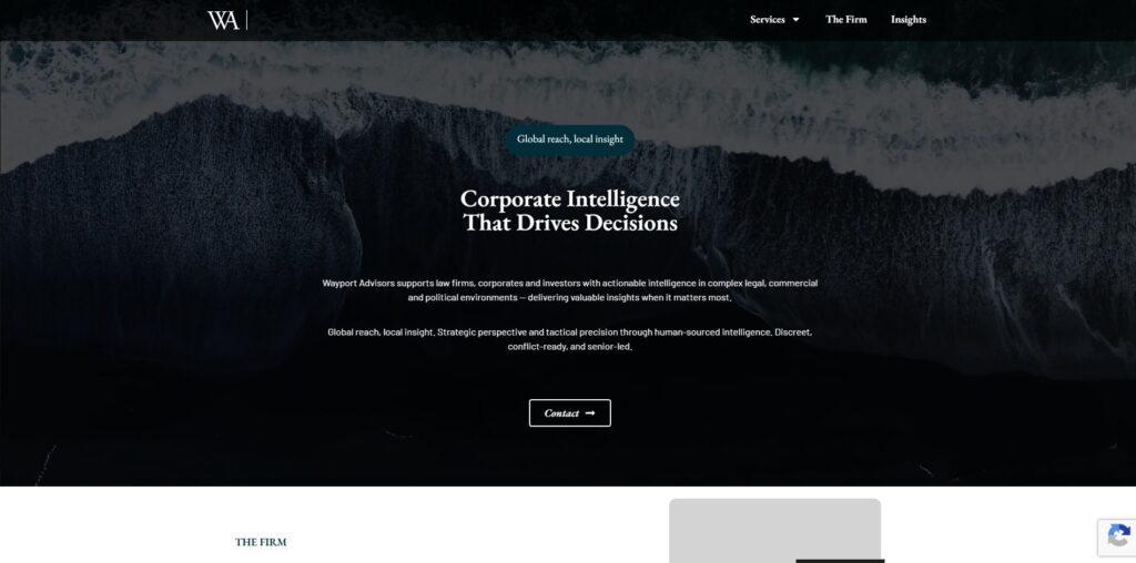 Wayport Advisors | Diseño y Desarrollo Web Corporativo Profesional